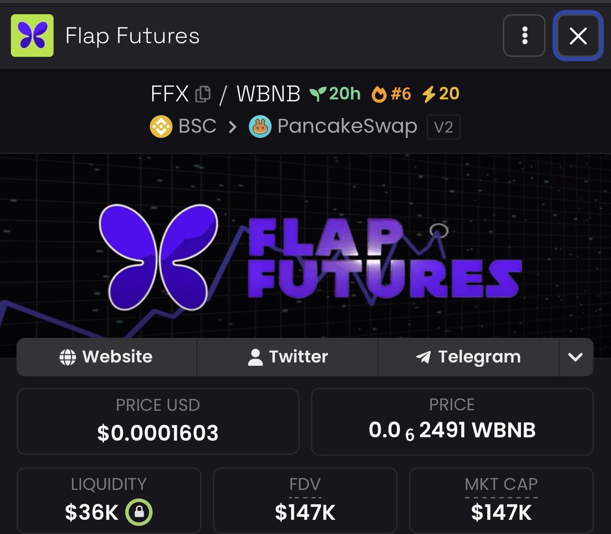 Flap Futures tweet media