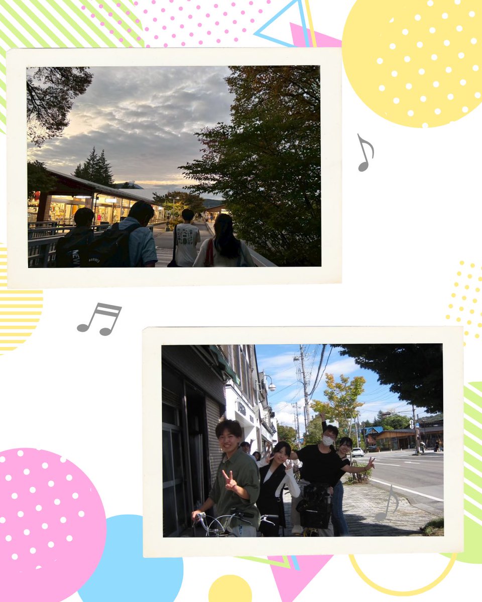 【行事紹介②】
今回は夏合宿の紹介です！

合宿と言っても練習をするわけではなく、旅行のようなものです✈️
前回は1泊2日で軽井沢に行ってきました♫
アスレチックや吹きガラス体験、夜に皆で集まってお話など、、
部員同士の仲が深まる楽しい2日間でした✨
#春から早稲田 #早稲田サークル #新歓