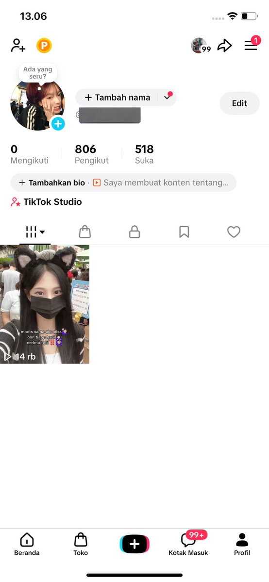 veilisa 🎀 sell acc tiktok 2k+ testi on📌 tweet media