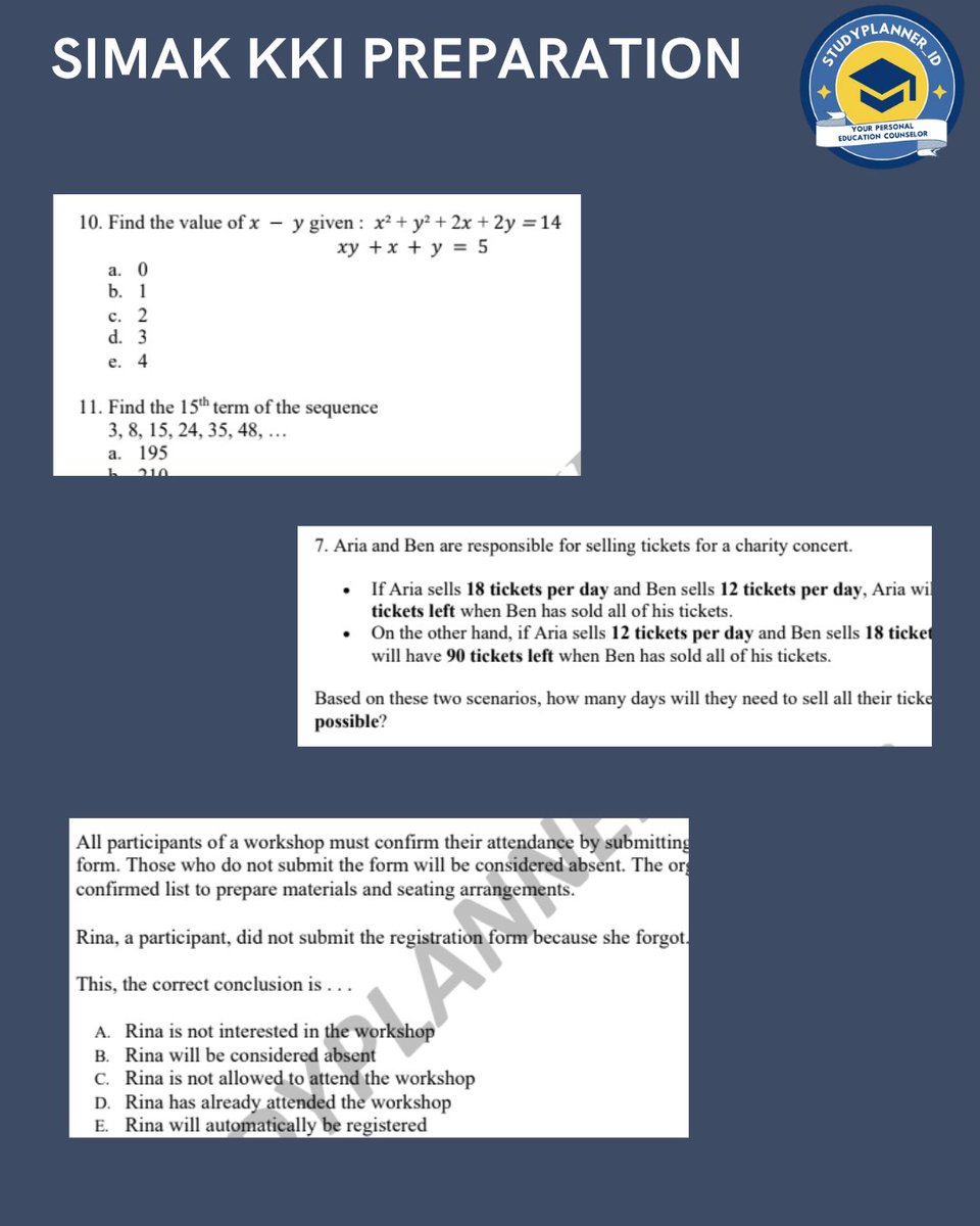 MENTORING PTN-JUAL SOAL IUP UGM/IUP ITB/SIMAK KKI tweet media