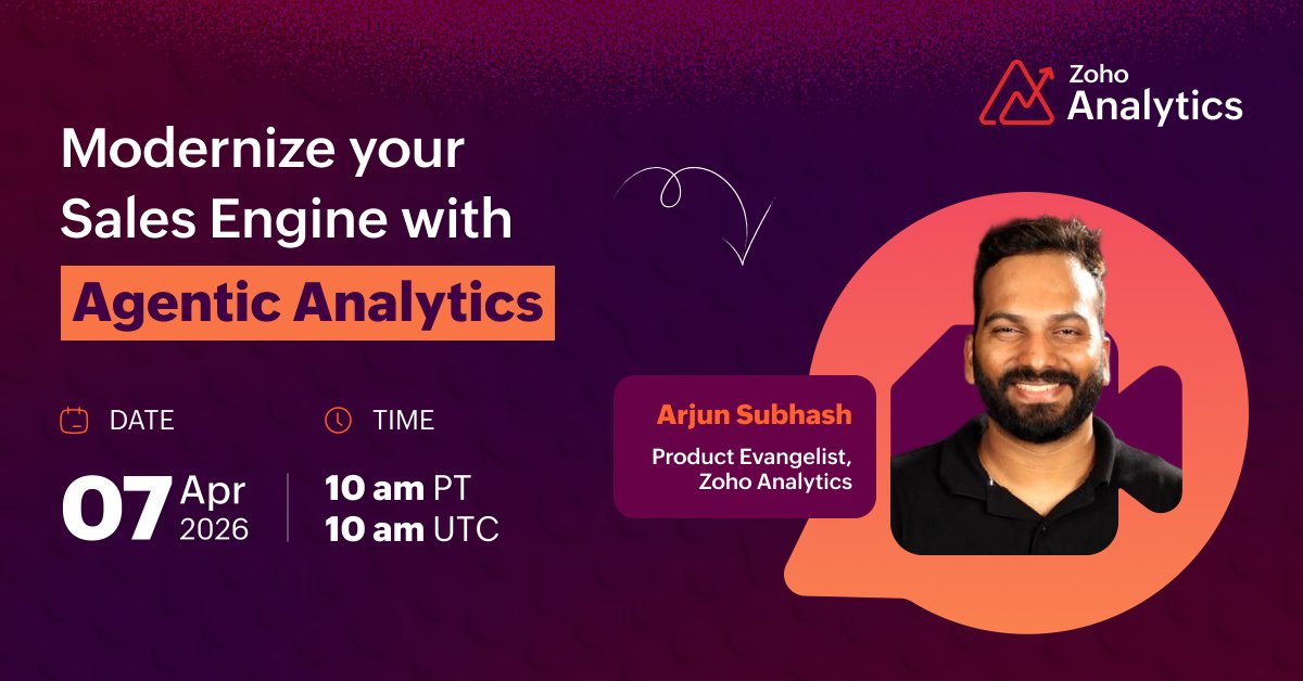 Zoho Analytics tweet media
