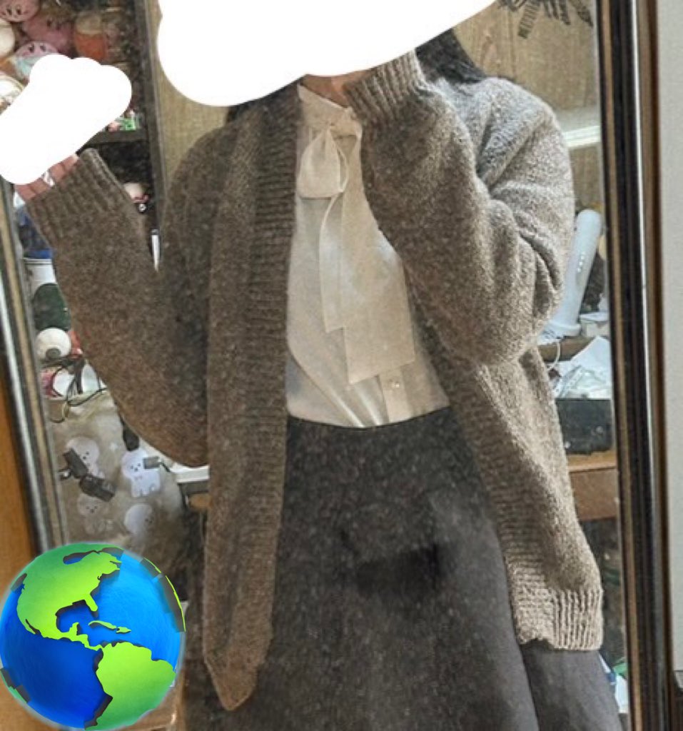 yvw_x's tweet photo. 1ヶ月かけてカーディガン作りました͈ᴗ̀ ̫ᴗ́ ͈ https://t.co/IGIocedzXu