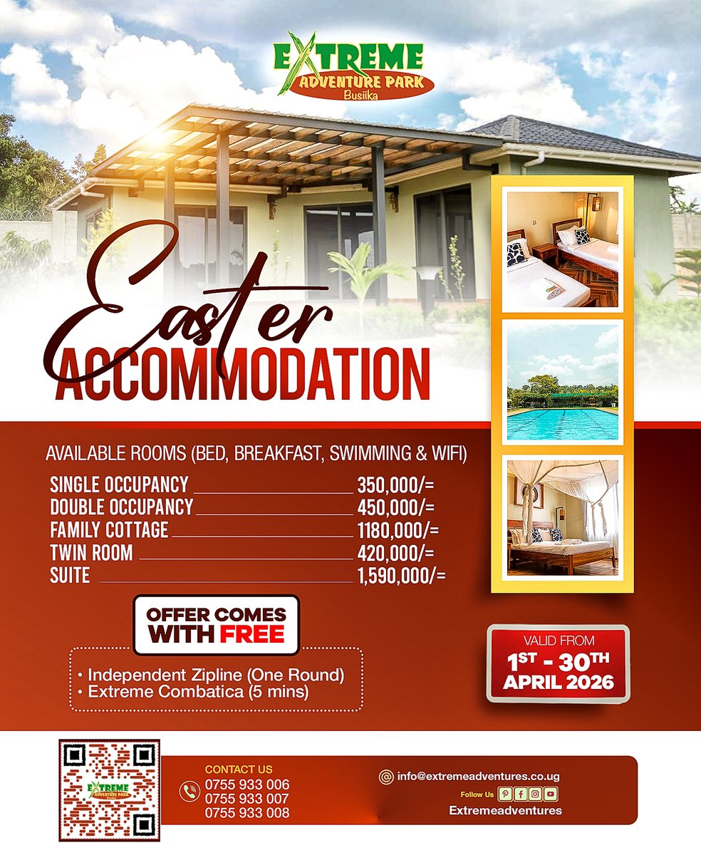 park_busika's tweet image. This Easter, escape the ordinary and step into comfort, adventure, and relaxation 
Enjoy cozy stays, delicious breakfast, swimming, and FREE activities!

Book your stay now and make unforgettable memories this holiday.
#EasterEscape  #ExtremeAdventurePark