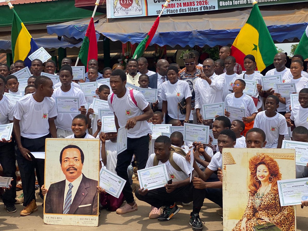 CRTV_web's tweet image. #Mijef2035
150 personnes formées en informatique par l'#IAI-Cameroun à Okola dans la Lékié. La cérémonie de remise des attestations, présidée par le Sous-Préfet de l’arrondissement, a eu lieu ce 24 mars 2026.