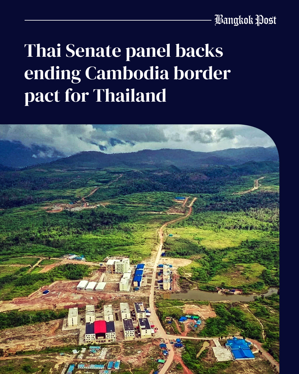 A Thai Senate committee has unanimously backed scrapping a 2000 pact with Cambodia on land border demarcation, citing legal flaws and limited progress. The panel says the agreement has failed to prevent disputes and does not protect Thailand’s territorial interests. The