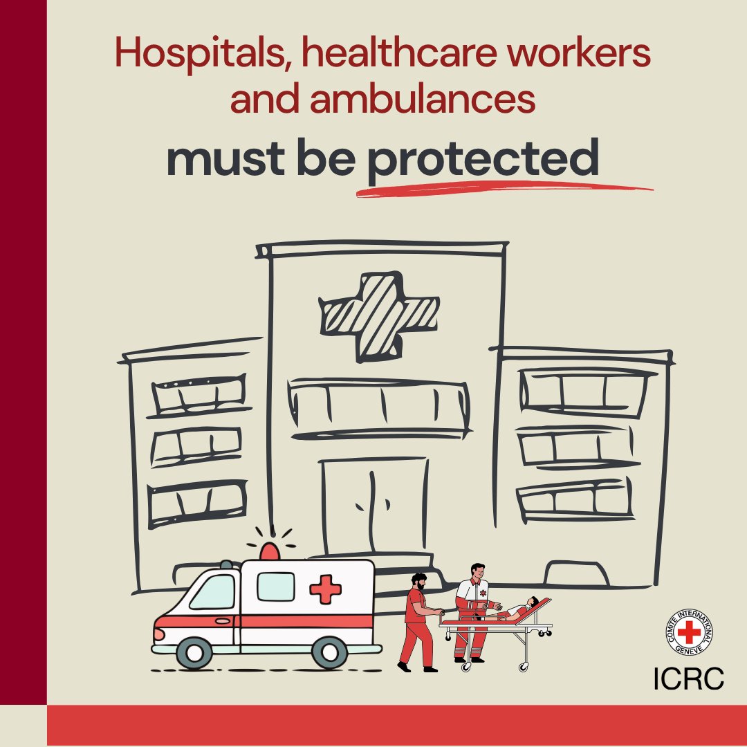 International humanitarian law requires that hospitals, healthcare workers, and ambulances be respected and allowed to carry out their duties.

Yet recent attacks in Sudan &amp; Nigeria show a troubling trend. When healthcare is disrupted, lives are lost far beyond the battlefield.