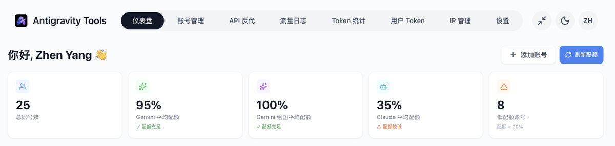 DevLiPu's tweet photo. Codex和Claude真的太好用了，现在写程序都是边玩游戏边等agent跑完，但就是消耗太快。额度很快就用完，今天在tg上发现了一个网站，一年Gemini Pro才十块钱搞定。狠狠薅了20个账号来轮询使用。 https://t.co/RUVdLPWteG