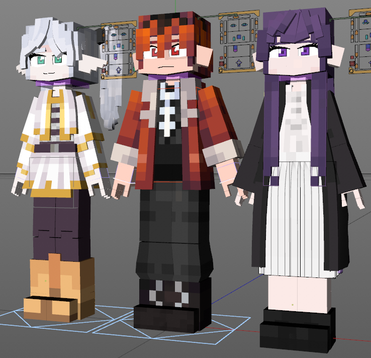 RWaltzZ's tweet photo. Frieren + Stark + Fern - WIP 📐

I'll also be doing the whole Himmel group!

The idea, besides making different wallpapers, is to do both openings in this style. https://t.co/z1UKverHLj