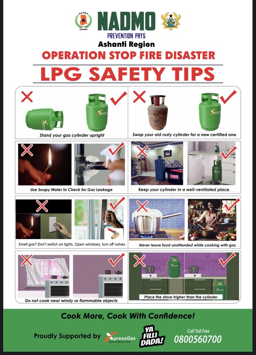 XPRESSGASGH's tweet photo. Safety first, always 🇬🇭
This Ghana Month, we’re sharing gas safety tips in both Twi and English because protecting our homes should be understood by all.

#GhanaMonthOnY #SafetyFirst #XpressGas #ProtectYourHome https://t.co/30ycB2AtN2