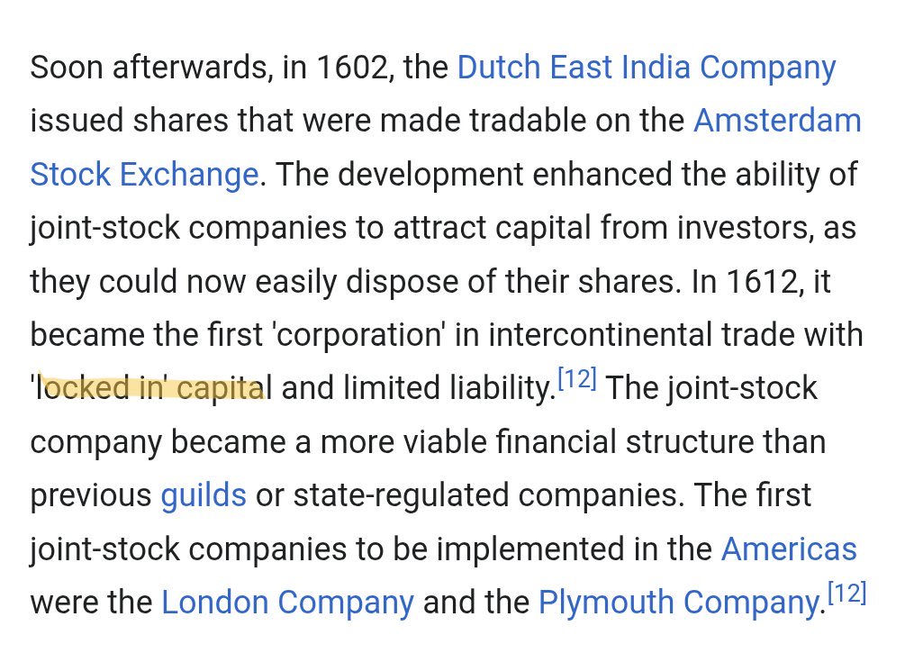 It’s priced in. It’s been priced in since 1602. There wasn’t a point in your existence that it hasn’t been priced in.