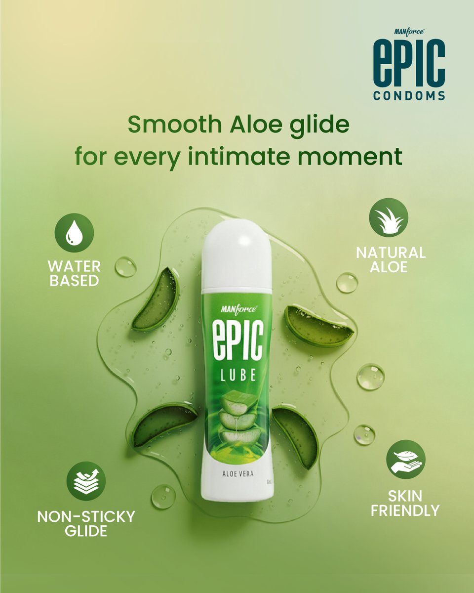 EpicCondoms's tweet photo. The smoother the glide, the better the vibe.

#EpicCondoms #NewLaunch #UltraThinCondoms #PleasureUninterrupted #ExtraLube #EpicAloeVeraLube https://t.co/lpUyCrmVXQ