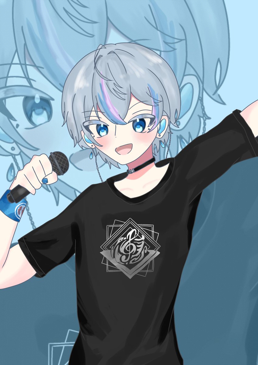 ominochi's tweet photo. 🎶　2 many fighterz
　　　　　2nd anniversary　🎶

「嘲笑われた 嫉妬された すべて勲章だ」

この楽曲に何度も心が救われました、挑戦しようって思えました🩵🥹

 #シクフォニ
 #シクスフォト
 #こさめの絵 https://t.co/gFcnnOMJhr