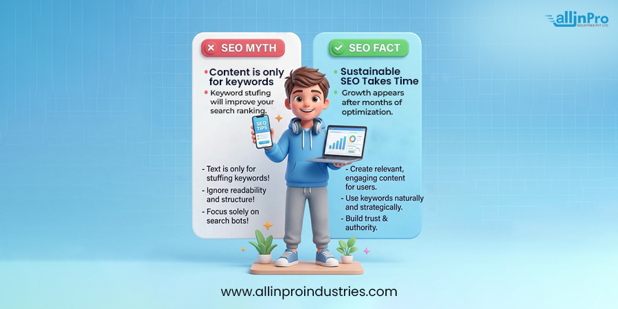 allinpro_'s tweet photo. SEO success is built step by step.
Let ALLINPRO help your brand climb the rankings.

https://t.co/S7Jl9rlXoJ
Contact us: 9313132789

#AllinProIndustries #seo #seomyth #seofacts #BrandGrowth #marketing #seooptimized https://t.co/WuTNYJhEth