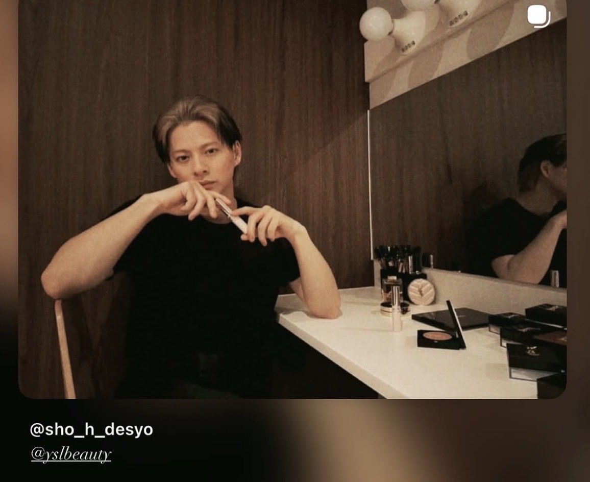 ky_tmama's tweet photo. 紫耀くんインスタ更新きた♡
カッコいい😍💕

 #平野紫耀_Instagramストーリー
#平野紫耀_Instagram
#yslbeauty https://t.co/EGP86t6gJa