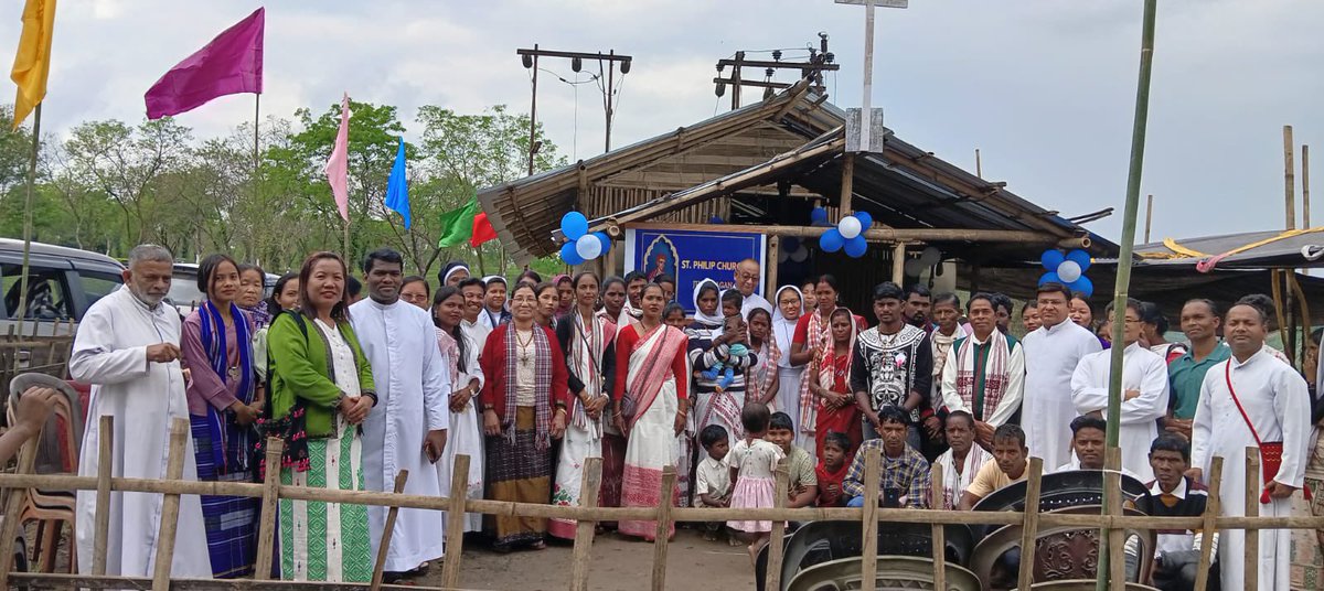 DioceseMiao's tweet photo. A humble beginning at Jugli Bagan under Sacred Heart Parish Neotan. https://t.co/ruoeONgB4S