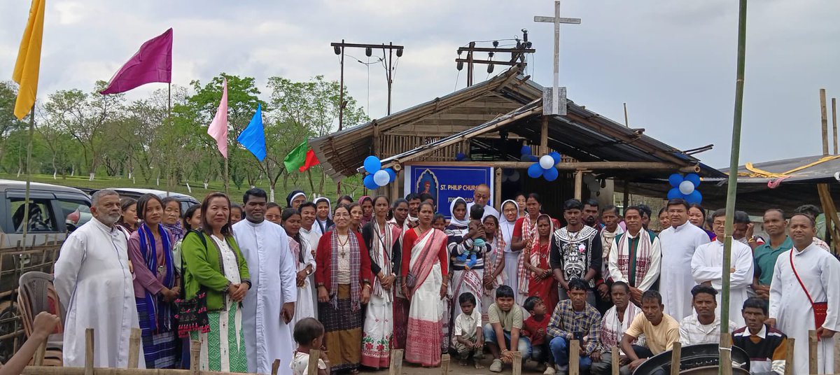 DioceseMiao's tweet photo. A humble beginning at Jugli Bagan under Sacred Heart Parish Neotan. https://t.co/ruoeONgB4S