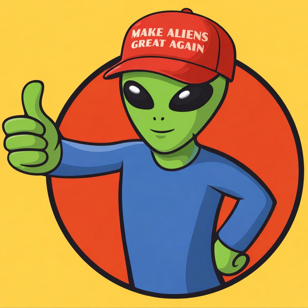 Make Aliens Great Again tweet media