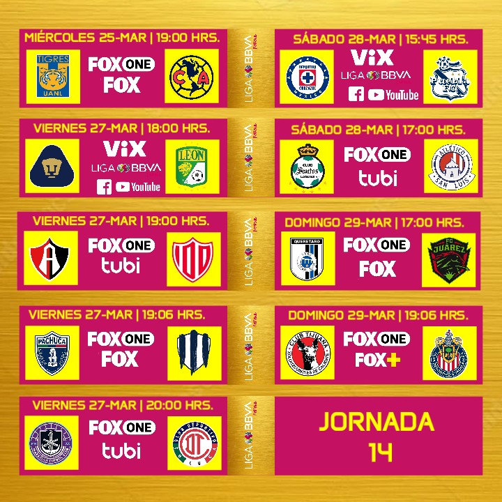 🇲🇽 | #LigaBBVAFemenil

#Jornada14