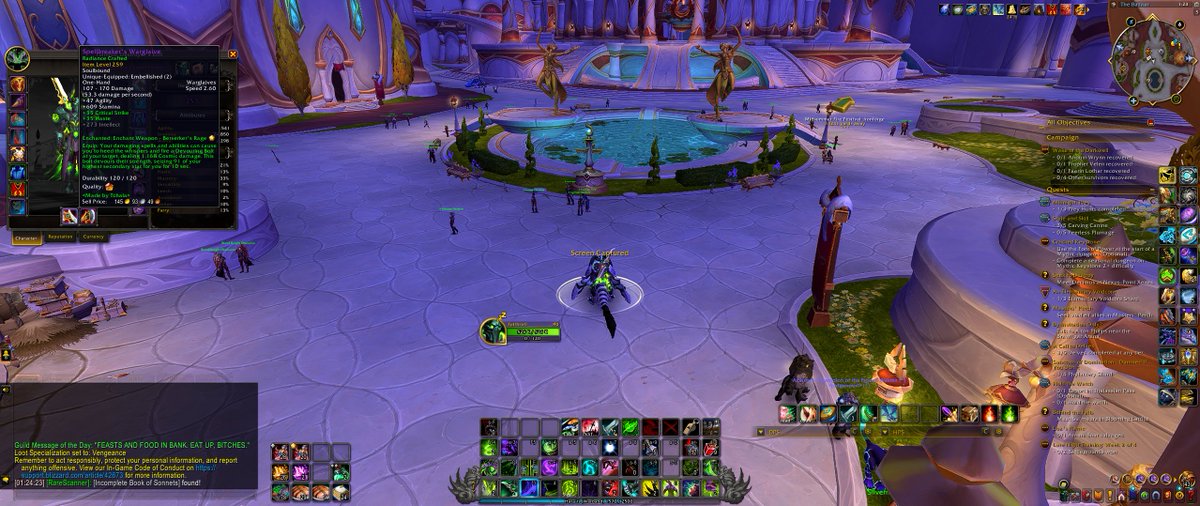 Haris_B240's tweet photo. @BlizzardCS I recrafted my Spellbreaker's Warglaive to 272 ilvl from 259 using Hero Crests. When it came back from the recraft it came back as a 259 ilvl still. I put in a ticket on this. Is this a known glitch? Also now with this glitch my tmog wont take effect properly on it https://t.co/571YI3Imeu