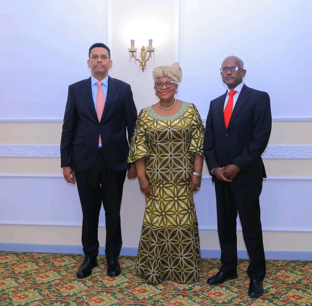 SMHaderaAbera's tweet photo. On the eve of the 14th Ministerial Conference of the World Trade Organization (WTO MC14) in Yaoundé, Cameroon, the Ethiopian delegation of negotiators, led by H.E. Dr. Kassahun Gofe, Minister of Trade and Regional Integration held productive discussions with WTO Director-General Dr. Ngozi Okonjo-Iweala.

Ethiopia has now entered a pivotal phase in its accession process, successfully concluding bilateral trade agreements with nine countries while continuing to make steady progress in negotiations with its remaining partners.