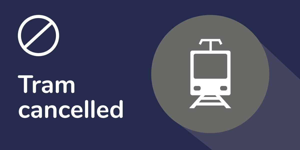 Translink_QLD's tweet photo. The 4:11pm Broadbeach South to Helensvale tram is cancelled from Broadbeach South to Griffith University due to technical issues. https://t.co/Lm8p4IlAQm #TLAlert #Glink https://t.co/jC5NcmiTtb