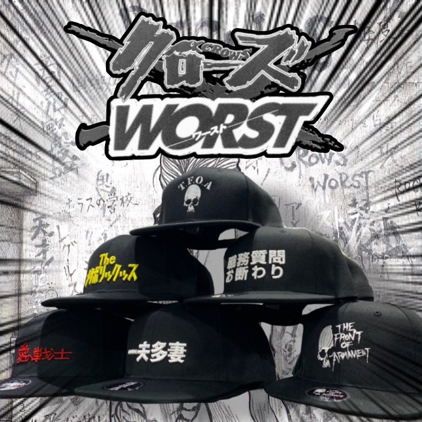 regulus69's tweet image. 【クローズ&amp;amp;WORST】
✨🤜新作🤛✨
【全6種】
各種¥6,490-（税込）

オンラインショップ↓↓
shop.regulus69.com/?mode=cate&amp;amp;cbi…

 #レグルス #クローズ #WORST #髙橋ヒロシ