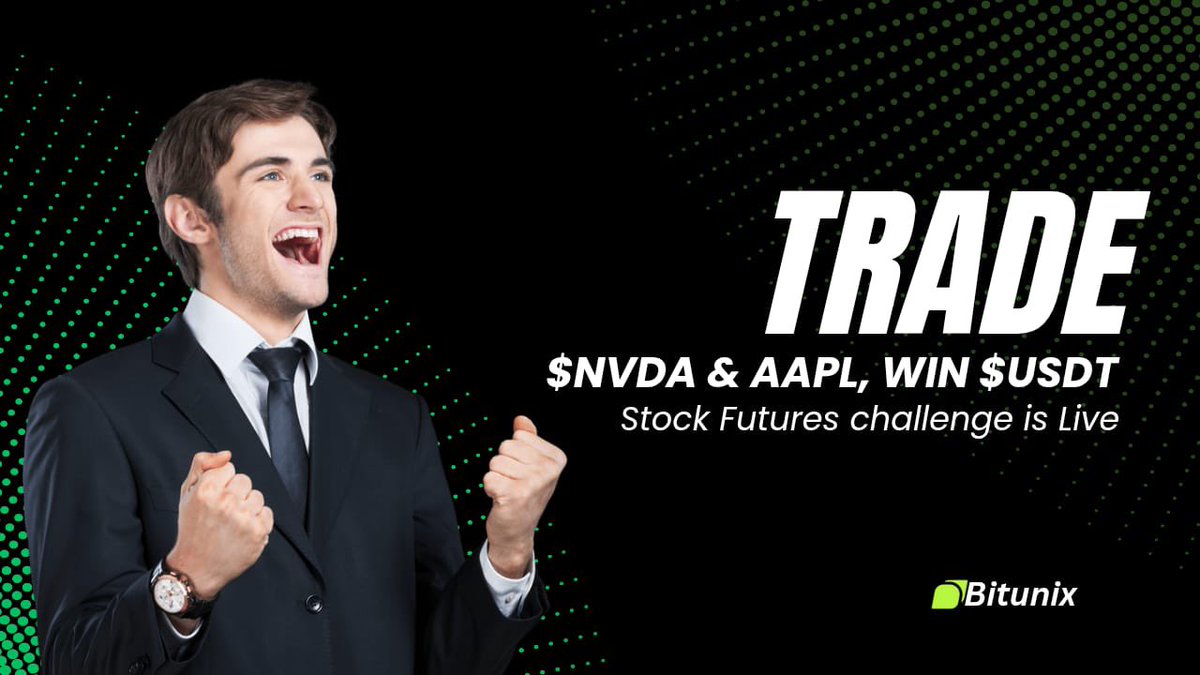 The Stock Futures PnL Challenge on <a href="/BitunixOfficial/">Bitunix</a> is LIVE, and it’s calling all traders who are ready to make waves in the market.

Are you ready to turn your trading skills into $USDT rewards 🤷🏻

Then, this be for YOU. Trade the biggest stocks, $NVDA, $AAPL, $TSLA, and more.