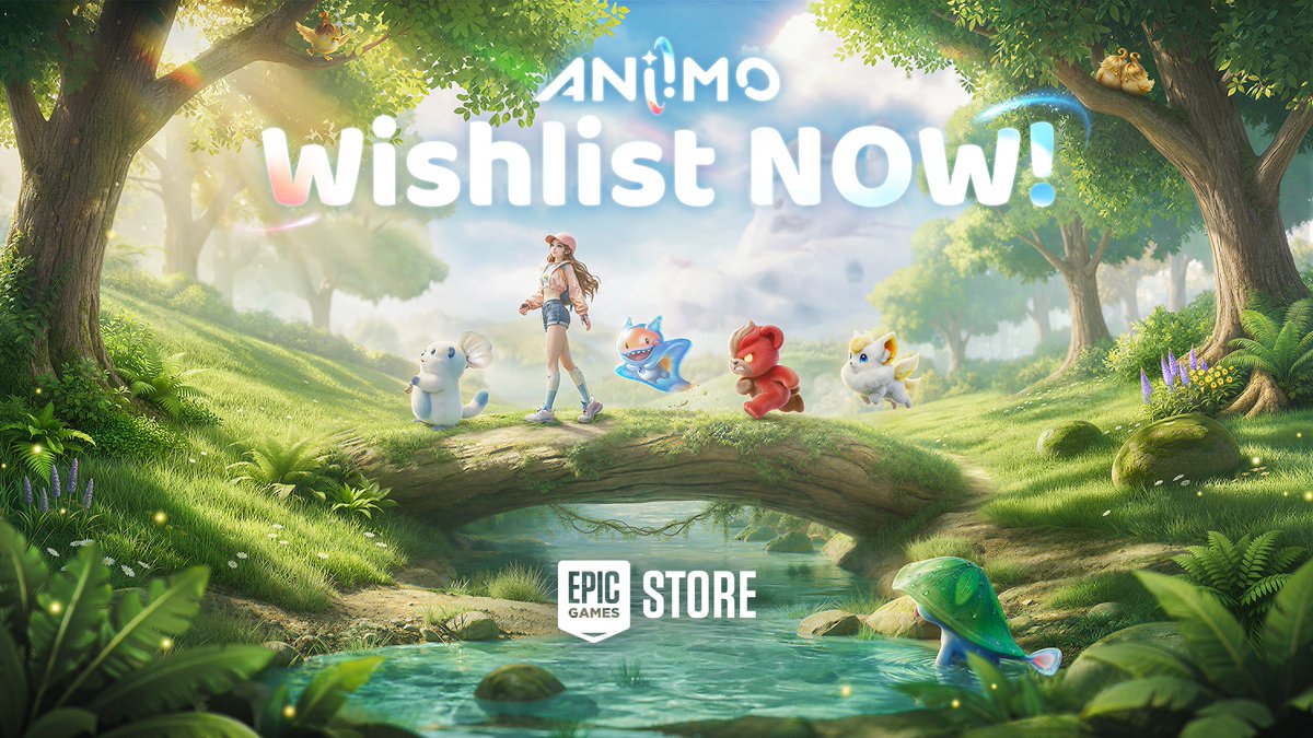 Aniimo_EN's tweet photo. Aniimo is officially coming to the Epic Games Store!
Explore a vibrant creature-catching open-world RPG, filled with unique creatures and new adventures to discover.
Add Aniimo to your Epic Games Store wishlist.