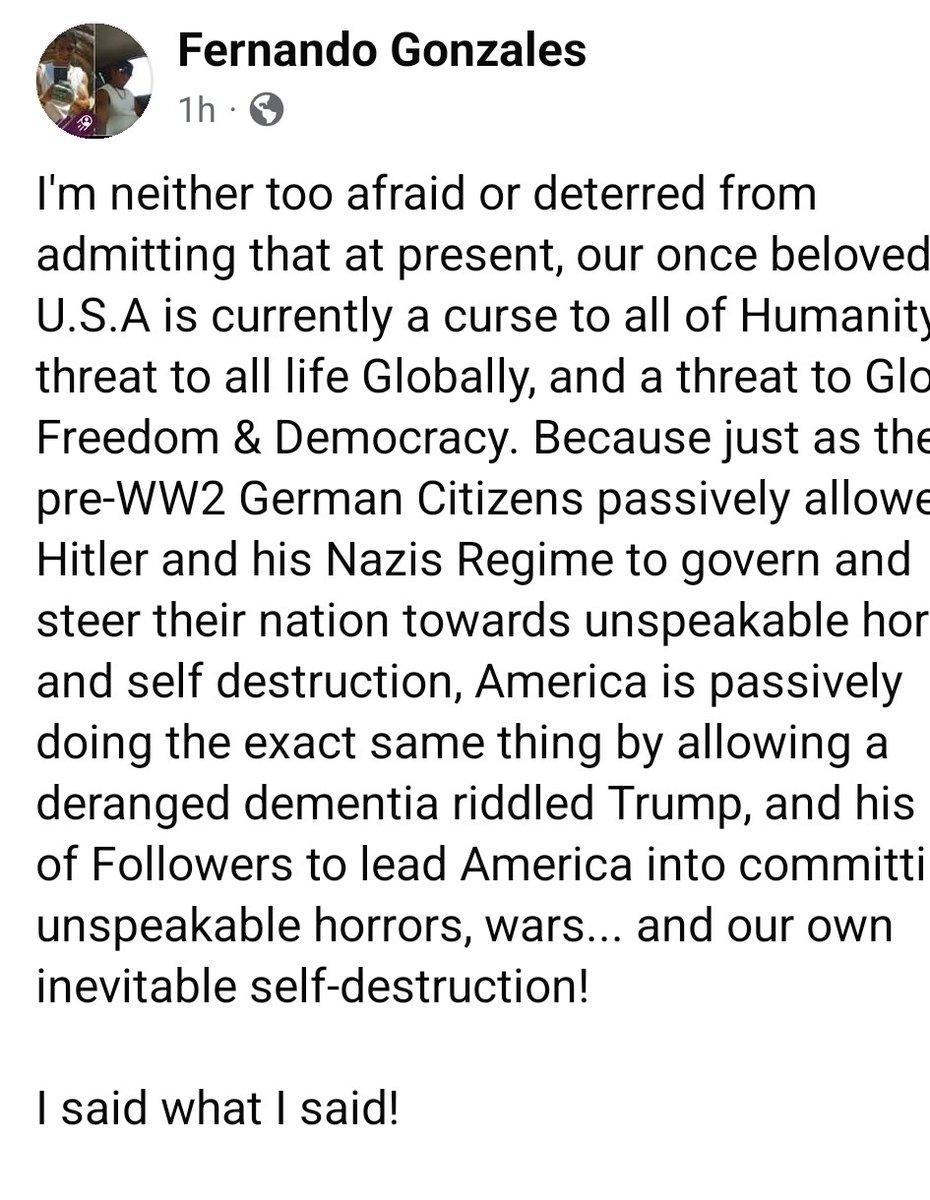 Fernando Gonzales tweet media