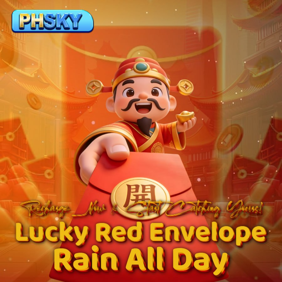 PHSKY_official's tweet photo. 🧧 Lucky drops are happening ALL DAY!
Recharge &amp; get chances to catch rewards 🎯
Stay active, don’t miss out 💸 https://t.co/FFIALy18rp