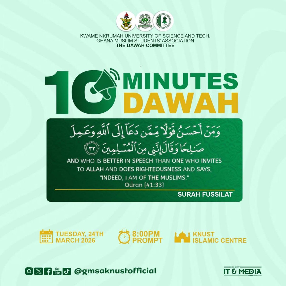 A moment to reconnect, reflect, and invite others to Allah sincerely, simply, and beautifully
No lectures
Just good conversation and pure remembrance
The most beautiful speech? Calling others to the truth
🔥 Bring an open heart. Bring a friend. Let's revive this sunnah together