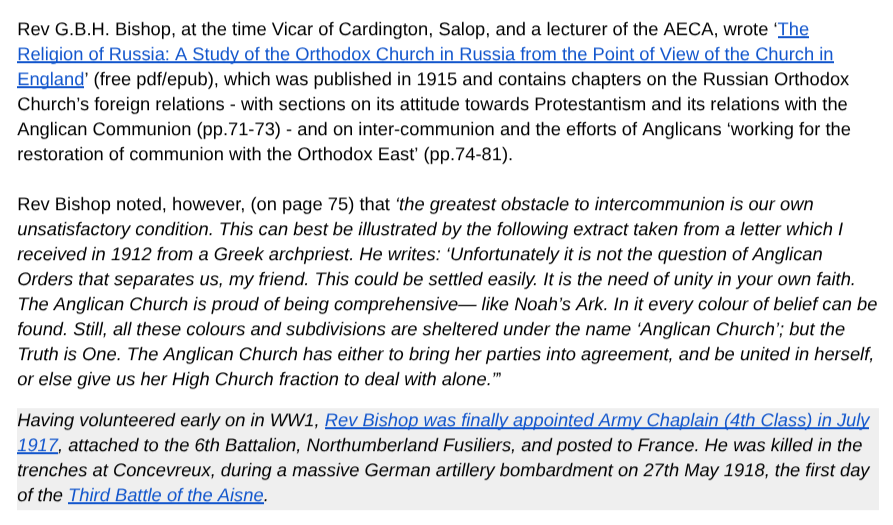 anglicanspb's tweet photo. @letthemexult I like the words of a Greek priest when commenting over a century ago on Anglican efforts to reunite the Eastern Orthodox and Anglican Churches (efforts which had no doubt been given extra impetus by the last Pope Leo's Apostolicae Curae Encyclical of 1896) https://t.co/PgKjkDnHb6