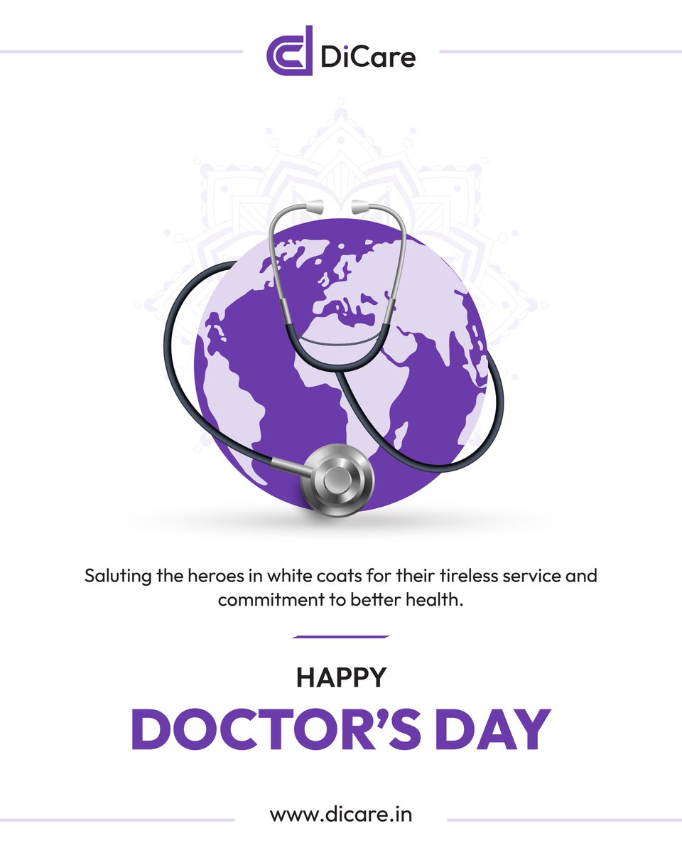 dicareofficial's tweet image. Honoring the real-life heroes who dedicate their lives to healing, caring, and saving others. 🩺💜

Thank you to every doctor for being the backbone of healthcare and a symbol of hope. 👨‍⚕️👩‍⚕️

Happy Doctor’s Day!

#DiCare #HappyDoctorsDay #doctors #HealthcareHeroes #MedicalHeroes