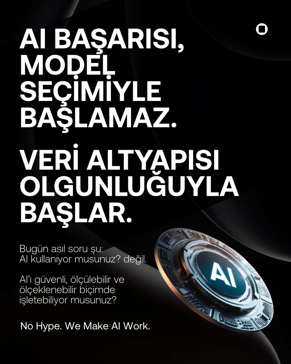 Bugünün asıl sorusu: AI kullanıyor musunuz? Değil.

Gerçek soru:
AI’ı güvenli ve ölçeklenebilir biçimde işletebiliyor muyuz?

#Treomind #EnterpriseAIOperatingPartner #DataInfrastructure #DataGovernance  #DataEngineering #AI