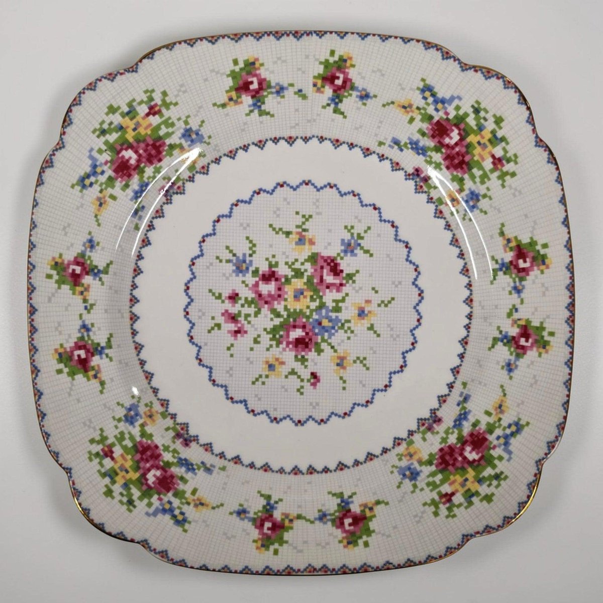 arlissbryant's tweet image. Antique Royal Albert Petit Point Dinner Plates – Square Ruffled Bone China – Made in England – Replacement Plates Available tuppu.net/8c83b300 #kitchenconnection #Etsy #FloralChina