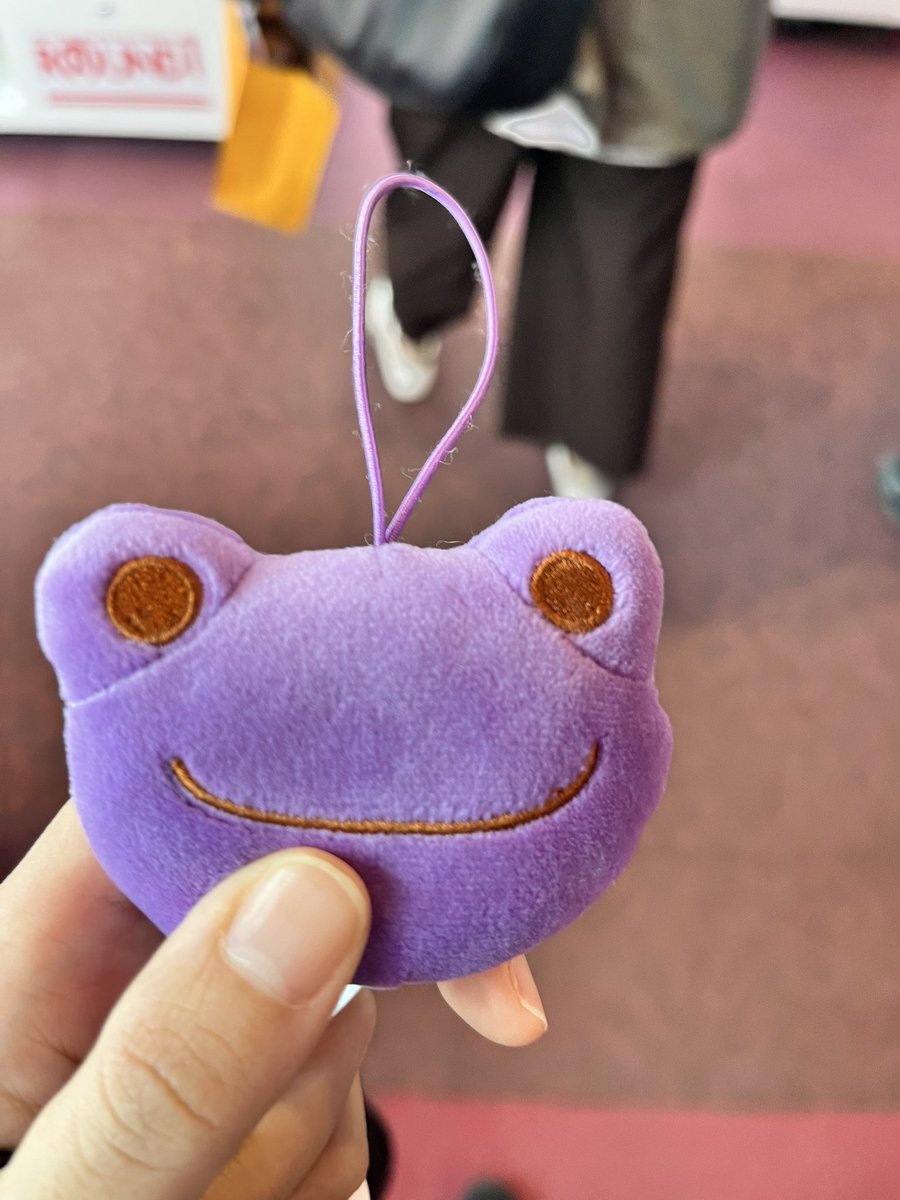 人生で初めてUFOキャッチャー1回目でゲットした👀