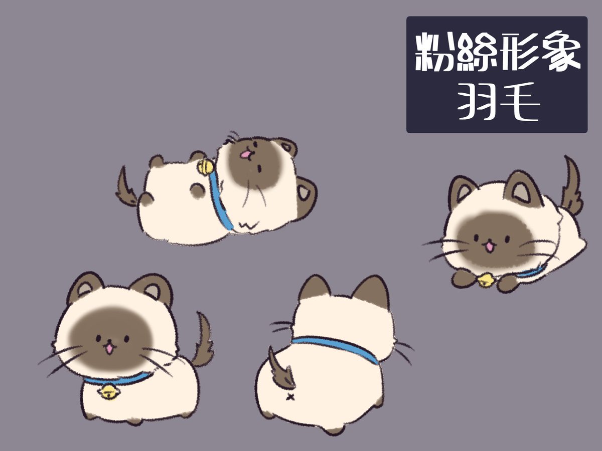 須羽SyuYu🐱本體是人還是貓？ tweet media