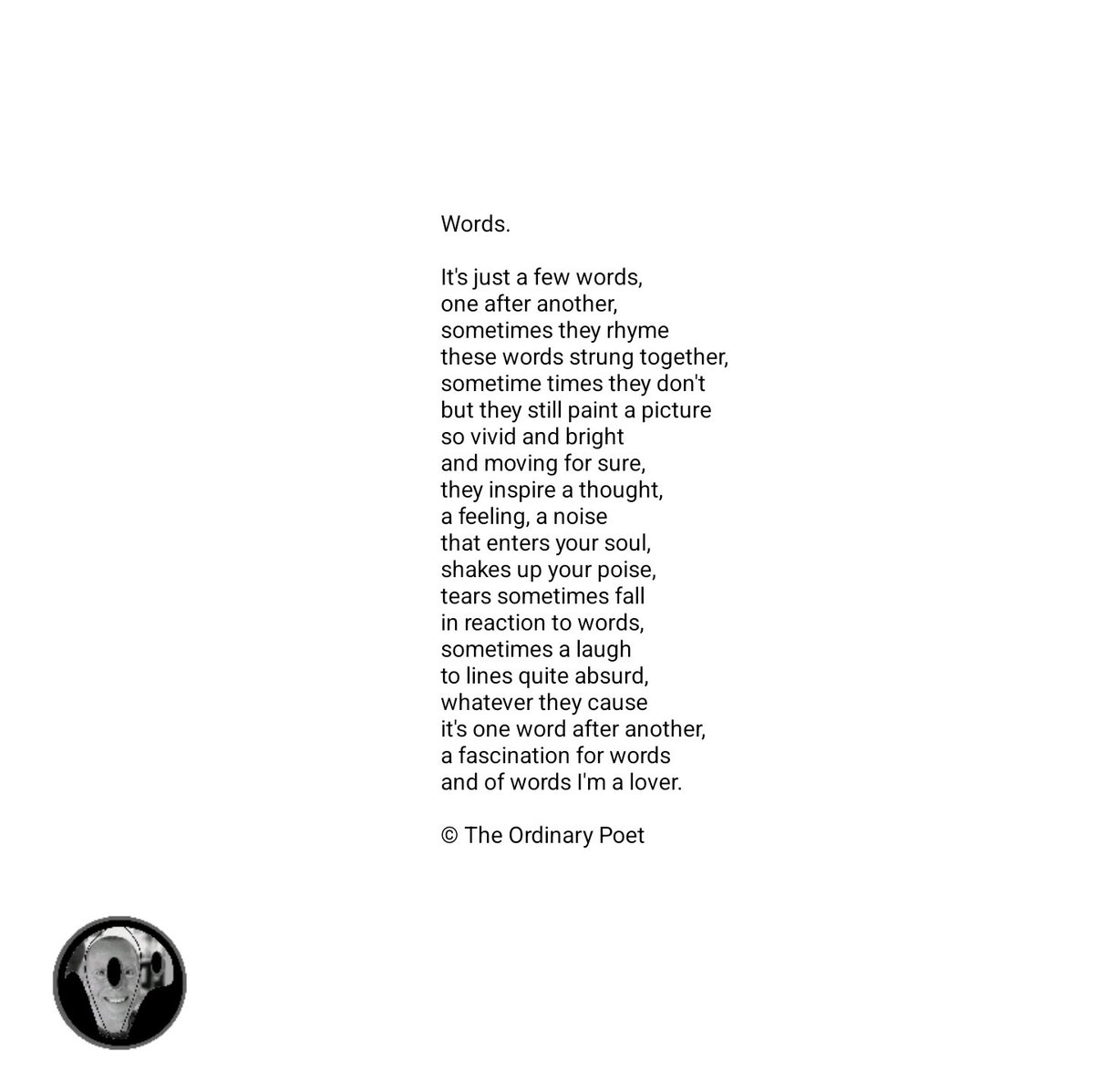 The Ordinary Poet tweet media