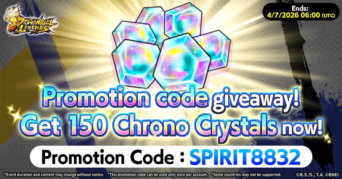 Dbl Promo Code DRAGON BALL LEGENDS (@DB_Legends) / Posts and Replies / X