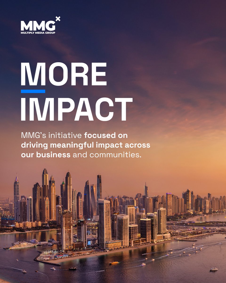 _MMGGlobal's tweet photo. #MMG launches #MoreImpact, an initiative dedicated to creating meaningful impact. Built on 3 pillars: People-First, Sustainability, and Responsible Business &amp; Ethics, guiding how we support our communities, operate responsibly, &amp; contribute to an accountable media ecosystem. https://t.co/KafzG1DsDo