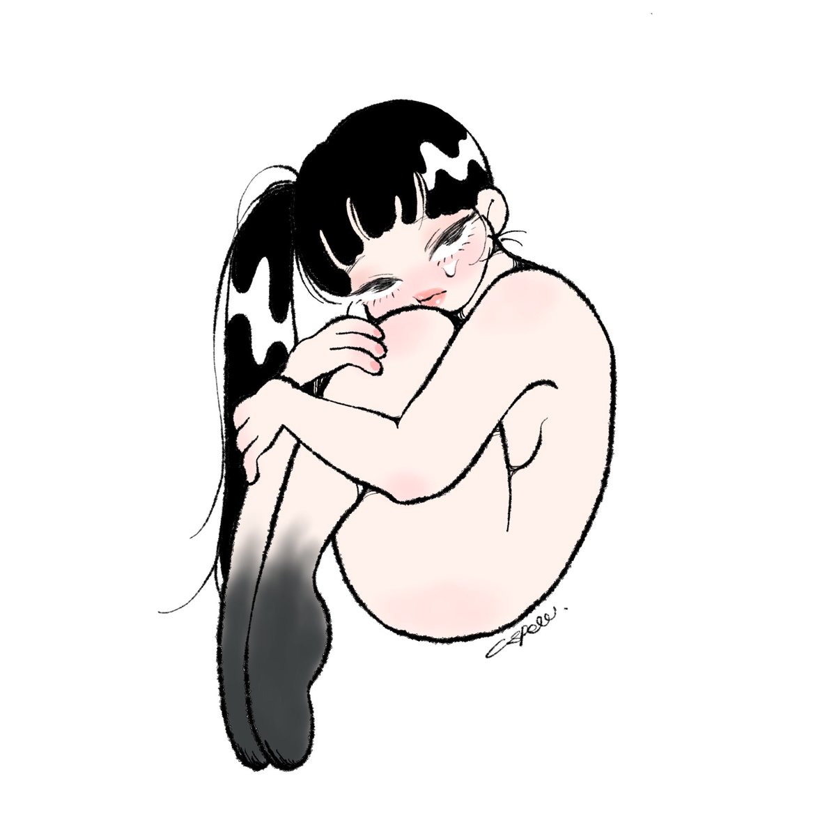 at_spell's tweet image. わたしでいたいよ

#illustration #illustrator 
#gallery #drawing