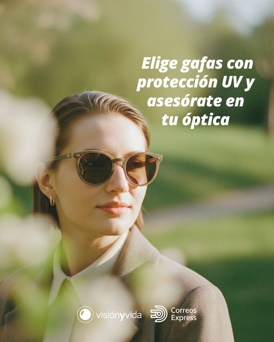 A_VisionYvida's tweet image. La primavera no solo afecta a la piel.🌸
El sol, el aumento de la radiación UV y la mayor exposición al aire libre también impactan directamente en nuestros ojos☀️
Proteger la visión ahora es prevenir problemas en el futuro.

#GafasdeSol #SaludVisual