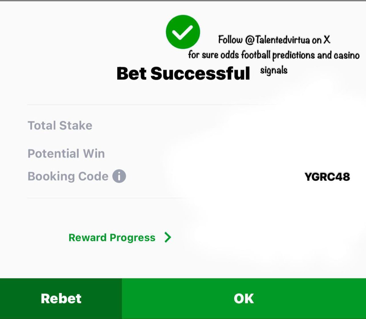 Talented_virtua's tweet photo. Well prepared odds on Sportybet  - To BOOM ₦200,000,000 football  longshot spreadsheet on Sportybet 

[ 🌆🚨 this code works globally for all nations ] 

MY GAMES TRAVEL 🧳 NO VISA 🚀

check telegram channel for sure odds edit:  
https://t.co/UxjZ7skF1C https://t.co/JfnLxp8Spy