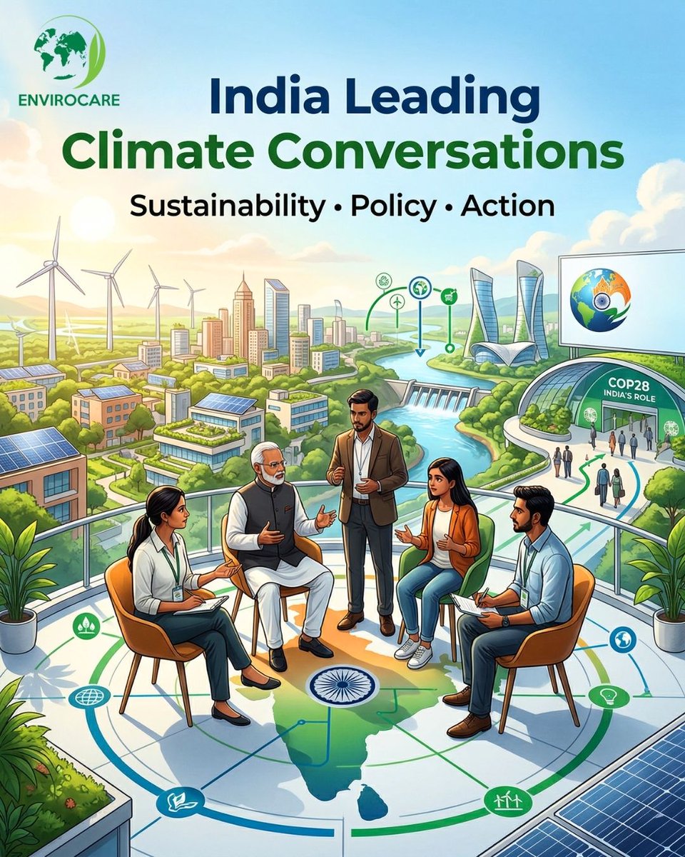 envirocare4you's tweet photo. India is stepping up as a global climate leader

Through platforms like the World Sustainable Development Summit, it’s driving conversations on policy, sustainability &amp; climate action.

Strong dialogue today = Sustainable tomorrow

#Climate #IndiaForClimate #Sustainability #WSDS https://t.co/pxTkeJ10Nq