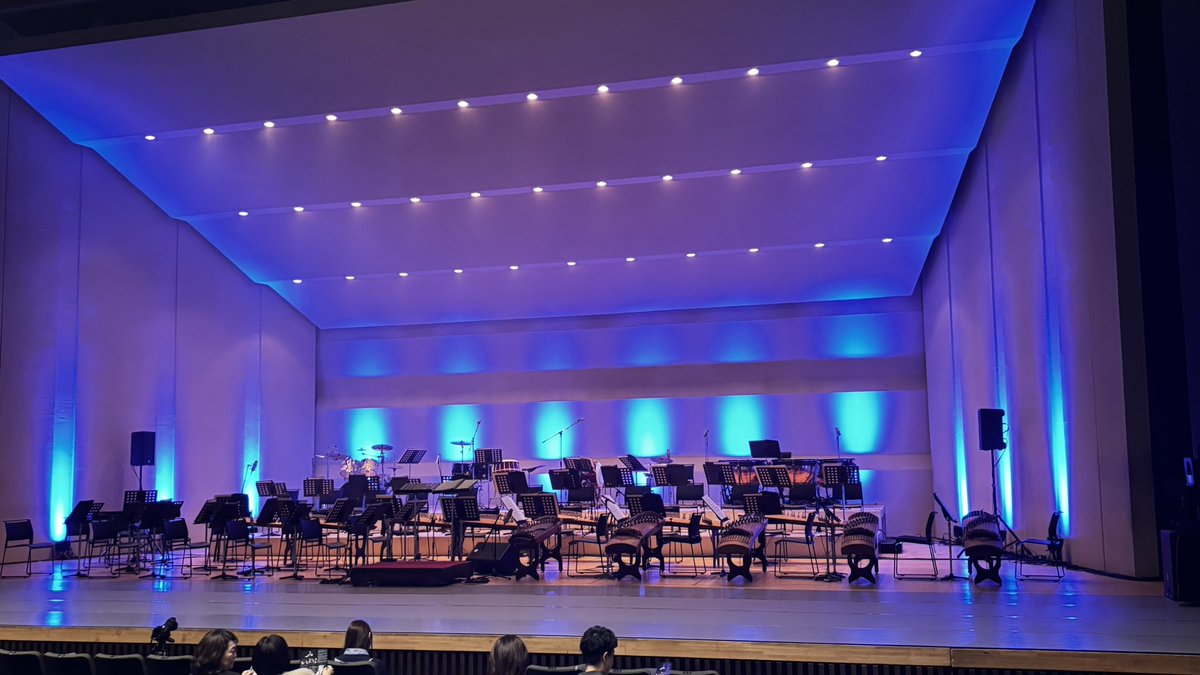 otome927tomoe's tweet image. 会場到着！！

まもなく開演🎶

#立花朝人
#KRAVE
#韓国伝統オーケストラ
#アマノ芸術創造センター名古屋