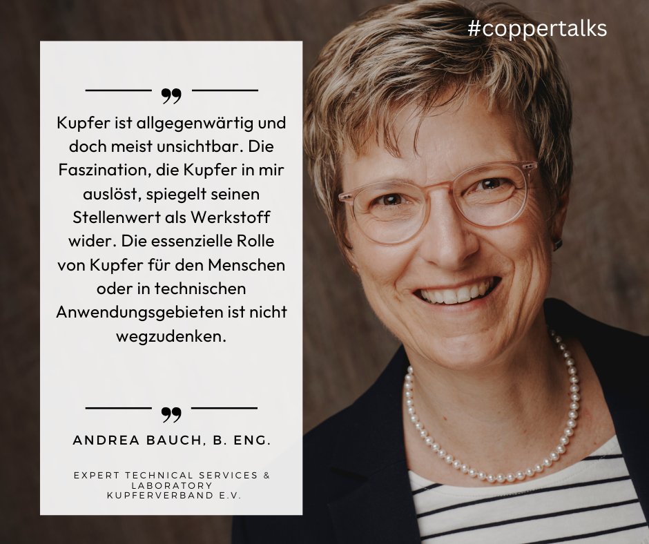 Kupfer. Unsichtbar allgegenwärtig. 
#coppertalks