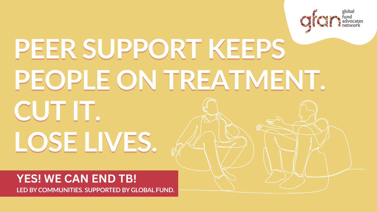 GFadvocates's tweet photo. #WorldTBDay

Community &amp; peer support programs identify people with TB earlier &amp; support treatment. Without these programs, many people with TB remain undiagnosed or disconnected from care. Investments in community-led outreach are critical to #EndTB

🚨https://t.co/gctJOZMnsC🚨 https://t.co/qWV7YC3uLj