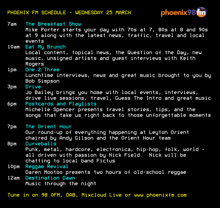 Phoenix FM (we're on 🦋) tweet media