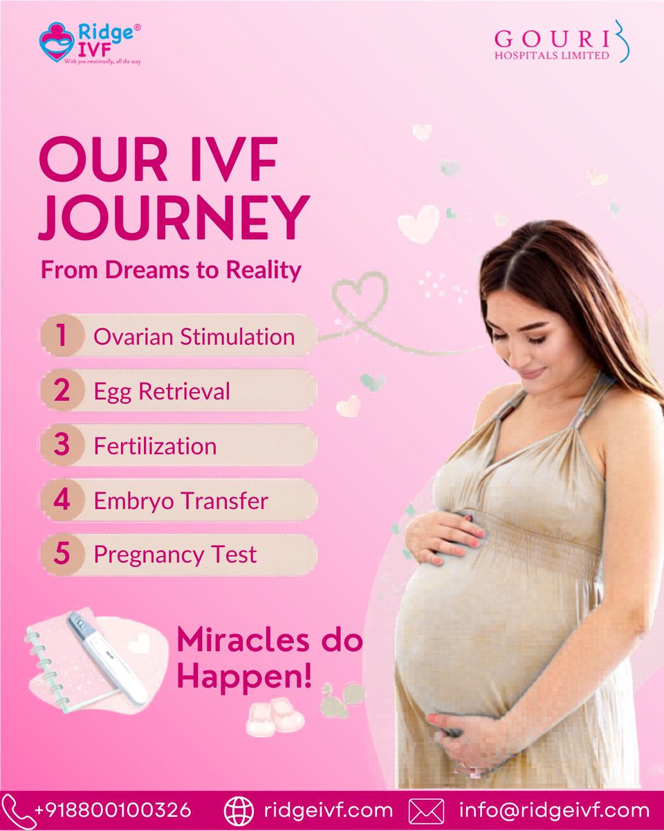 RidgeIvf's tweet photo. Every IVF journey is a step closer to parenthood ❤️
From stimulation to embryo transfer, we’re with you at every stage.

✨ Miracles do happen

#IVF #Fertility #Parenthood #IVFJourney #ridgeivf https://t.co/qZae6VhgYu