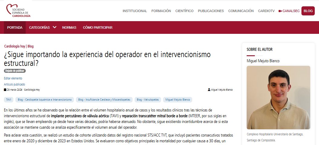 Soc Esp Cardiología tweet media